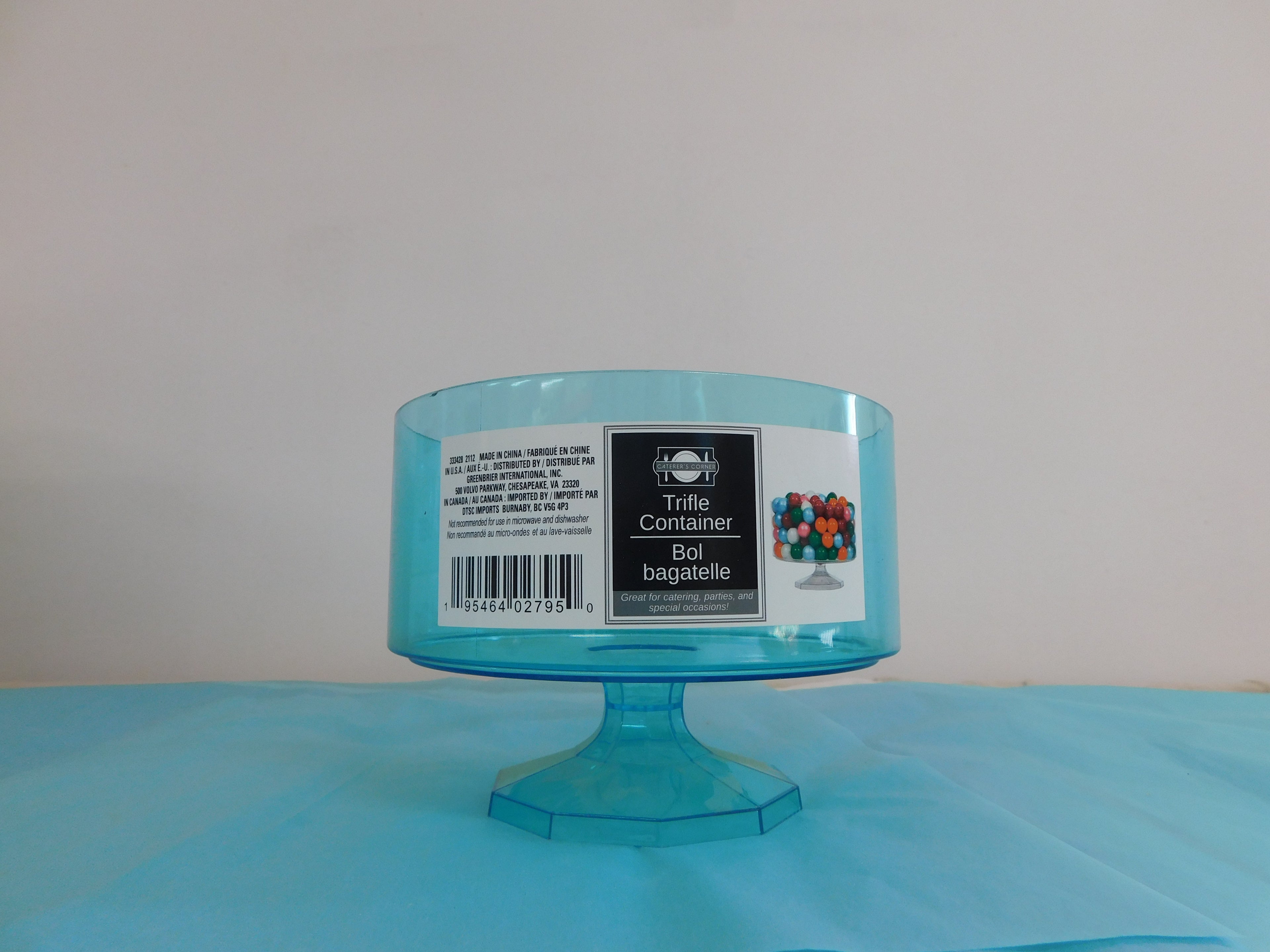 Trifle Container Blue