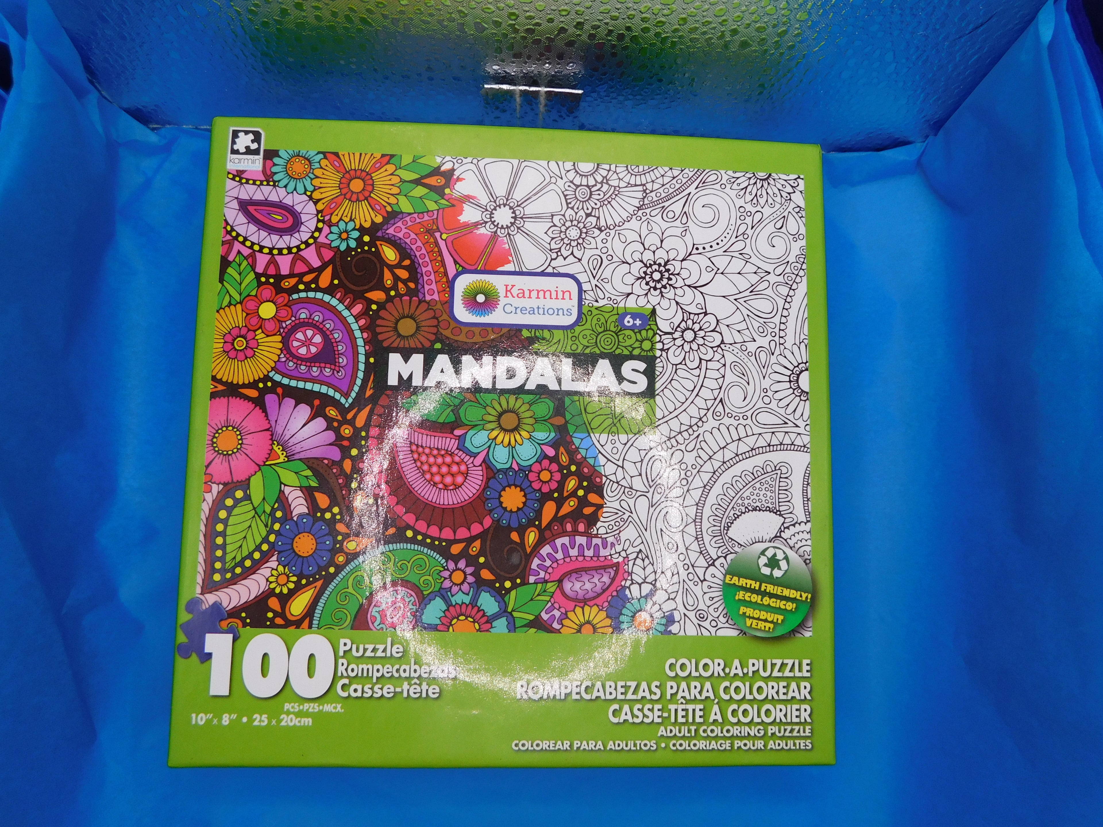 Karmin Creations 100 pc Color a Puzzle Mandalas