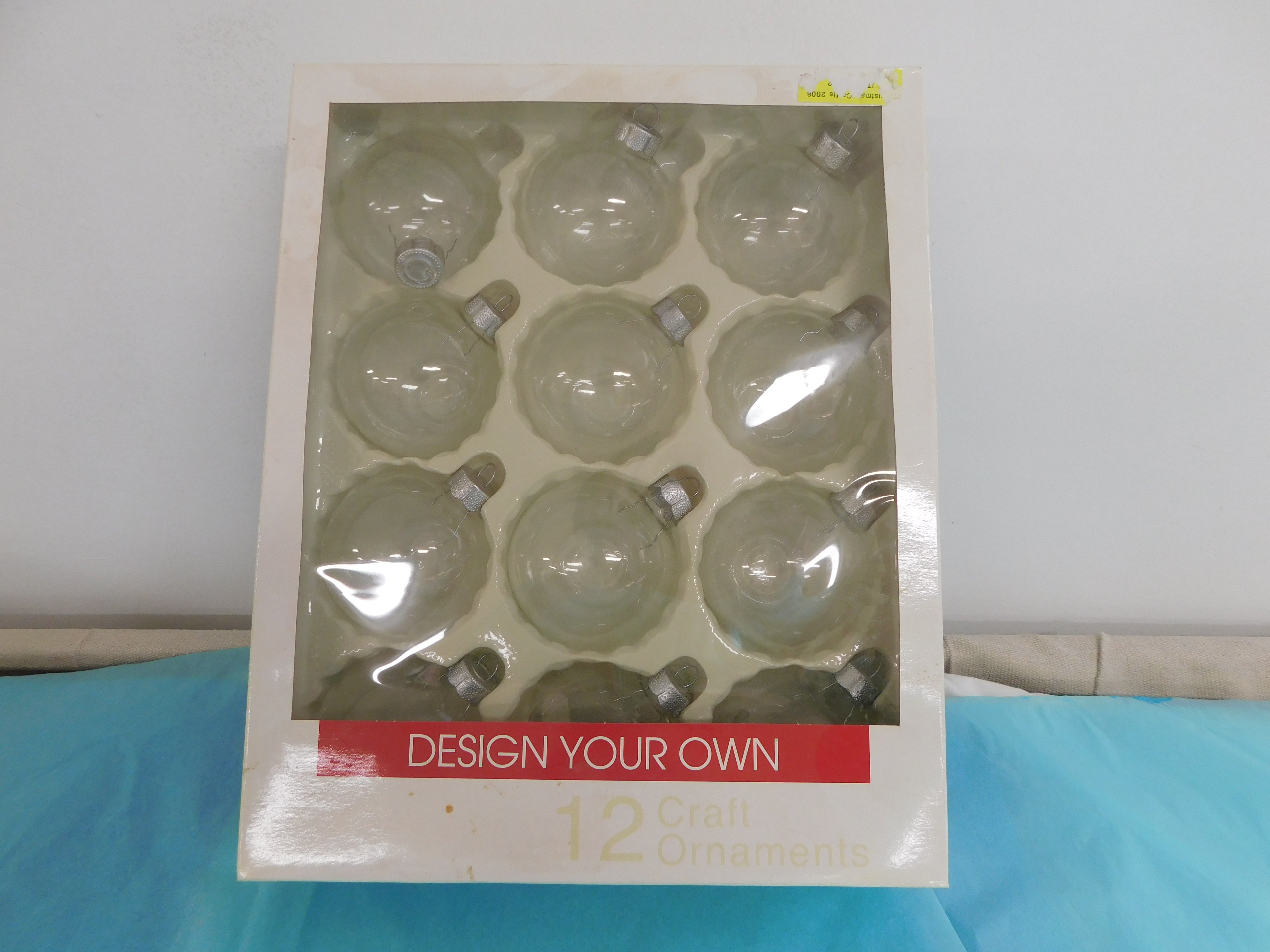 Design Your Own Craft Ornaments 12 Glass Ornaments