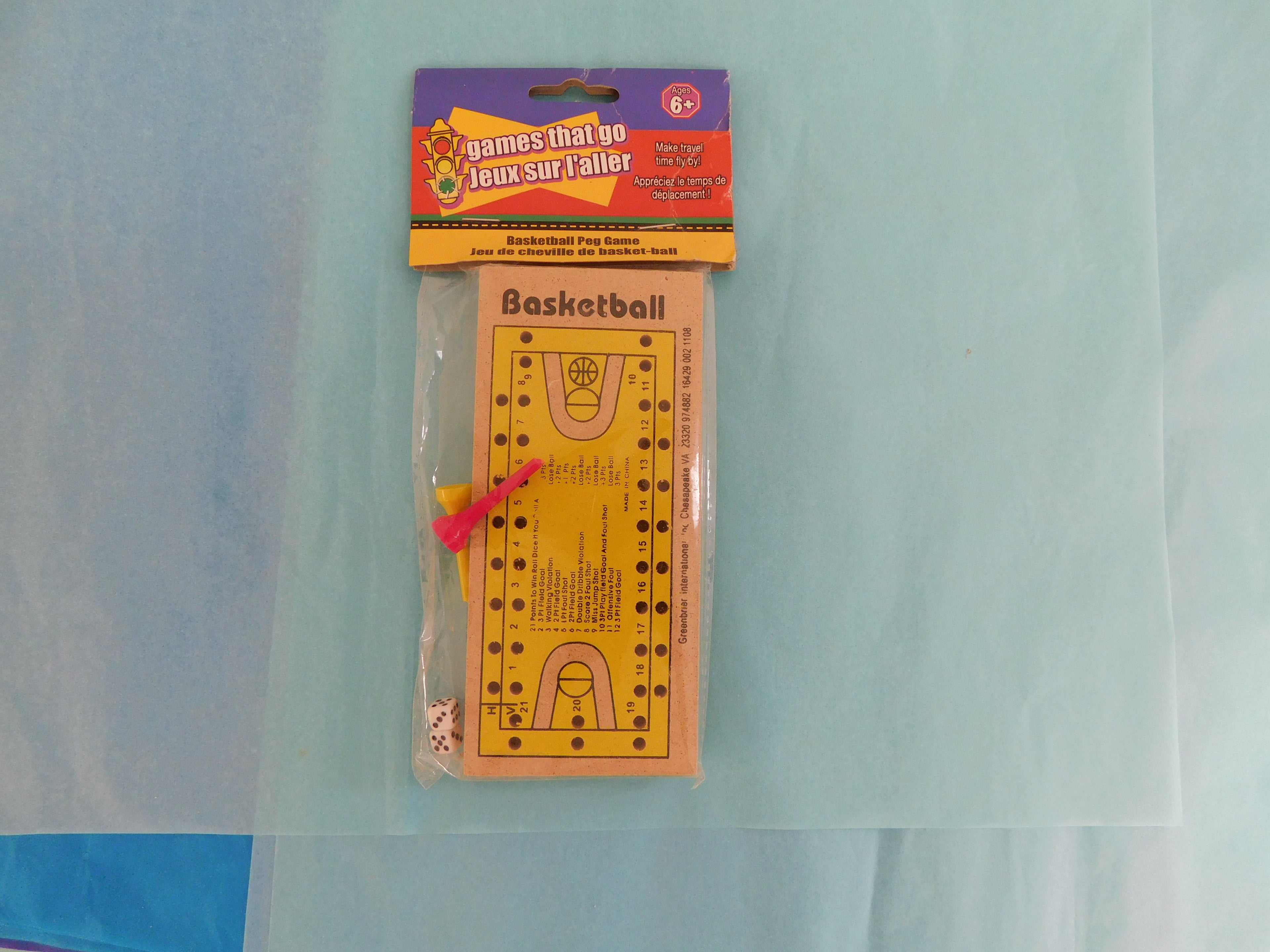 Basketball Peg Game