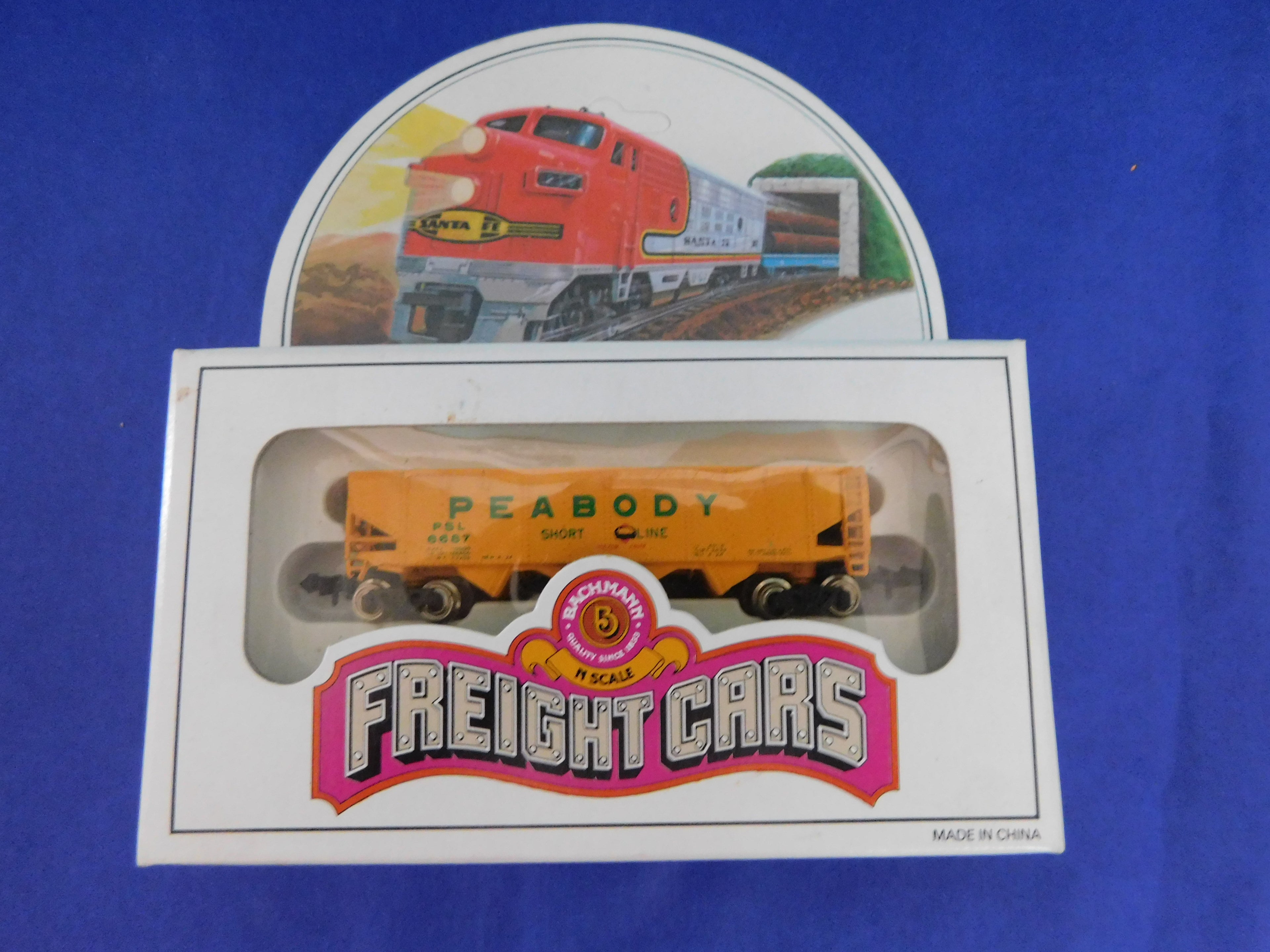 Bachmann Freight Cars N Scale Peabody Model Train Car