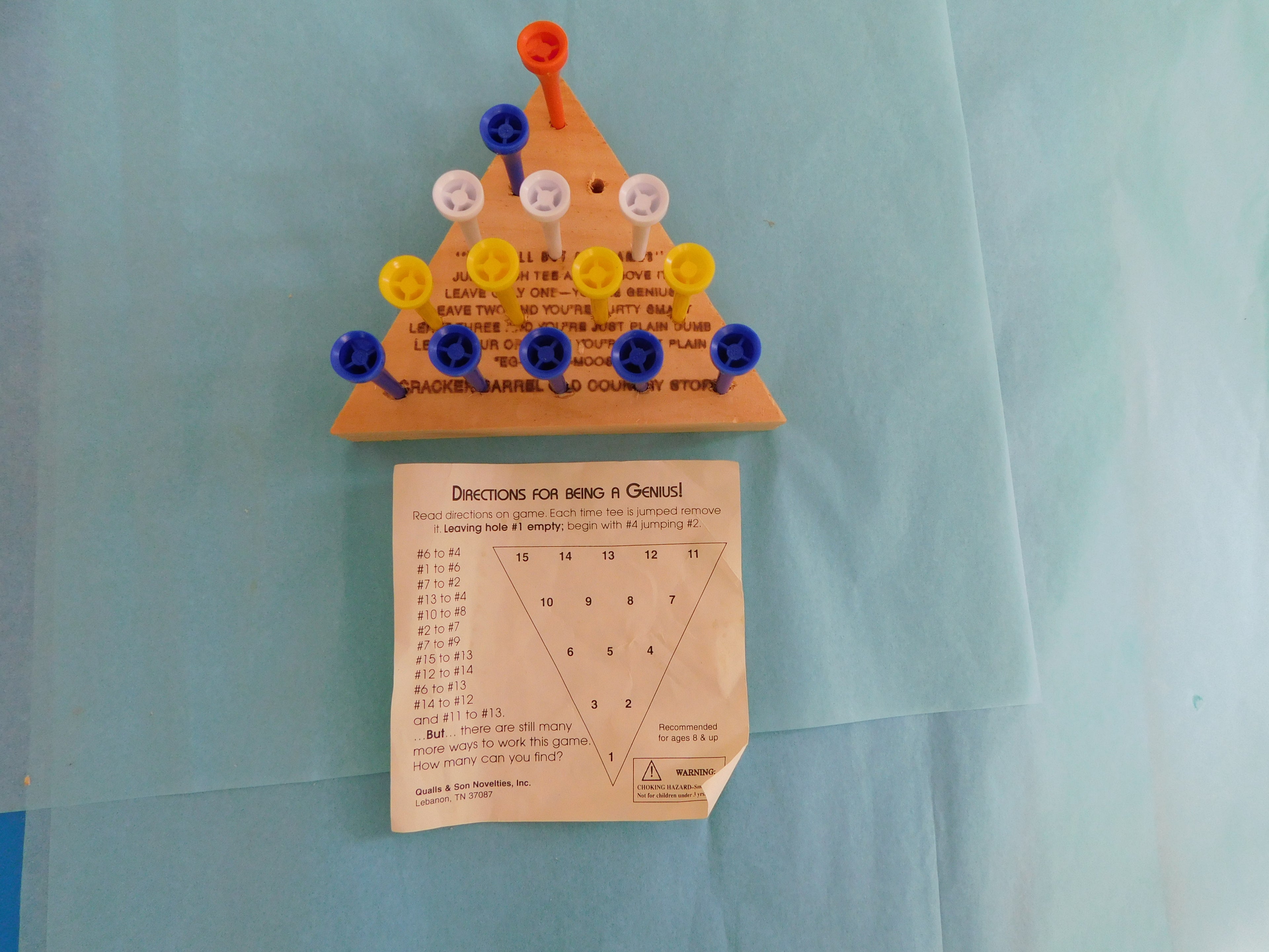 Crackerbarrel Peg Game