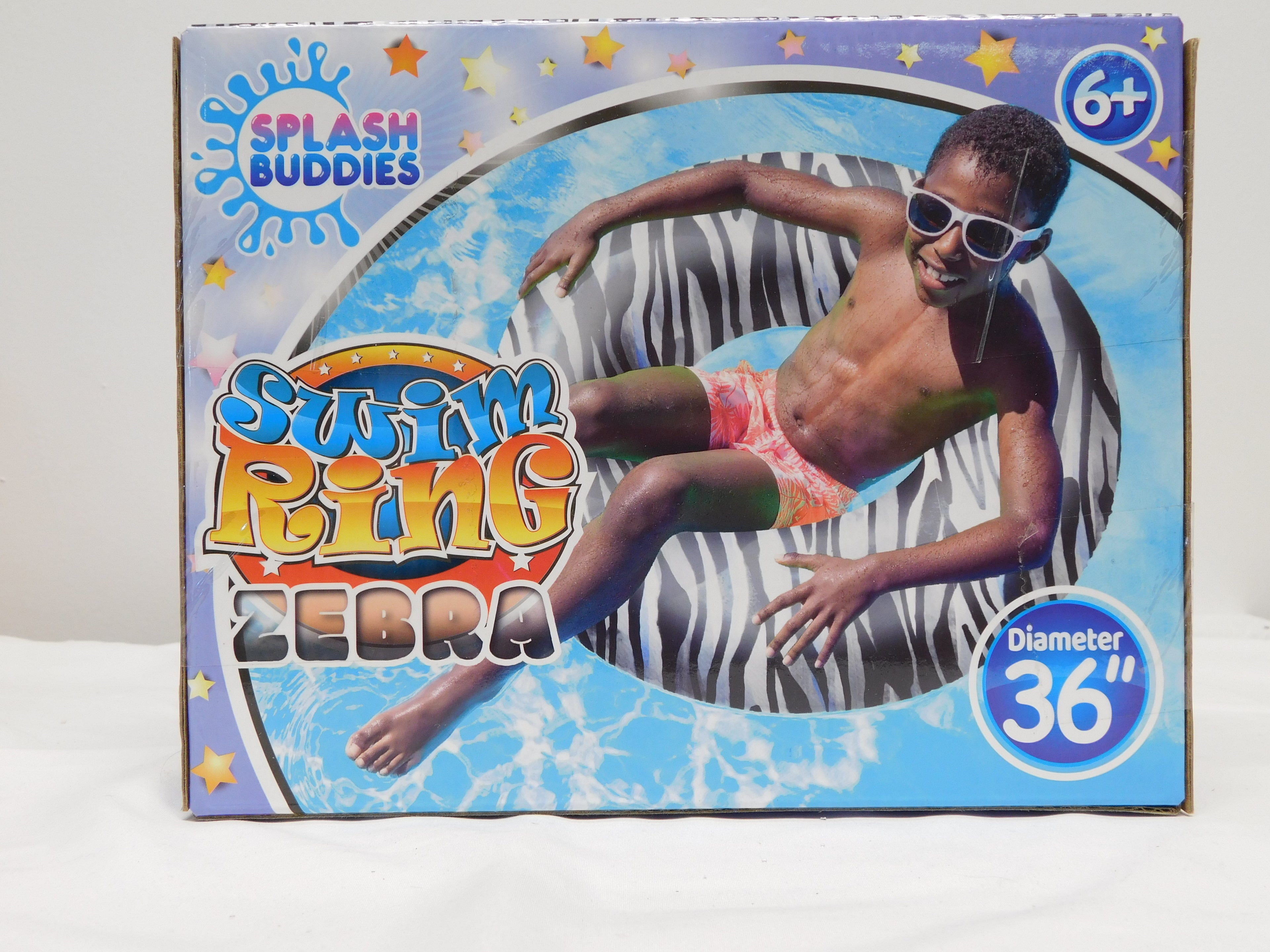 Swim Ring Zebra print 36"
