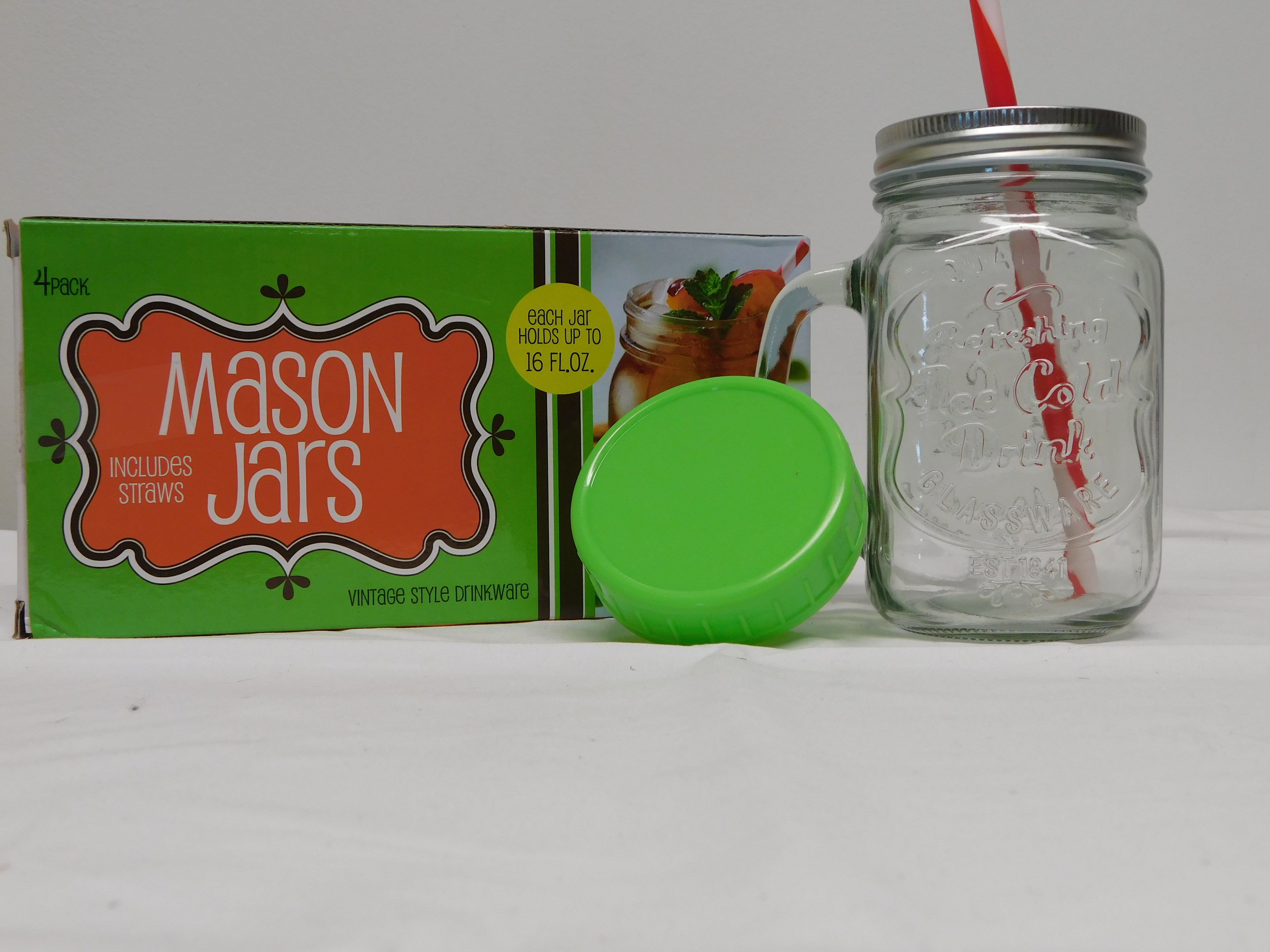 Mason Jar drinking glass