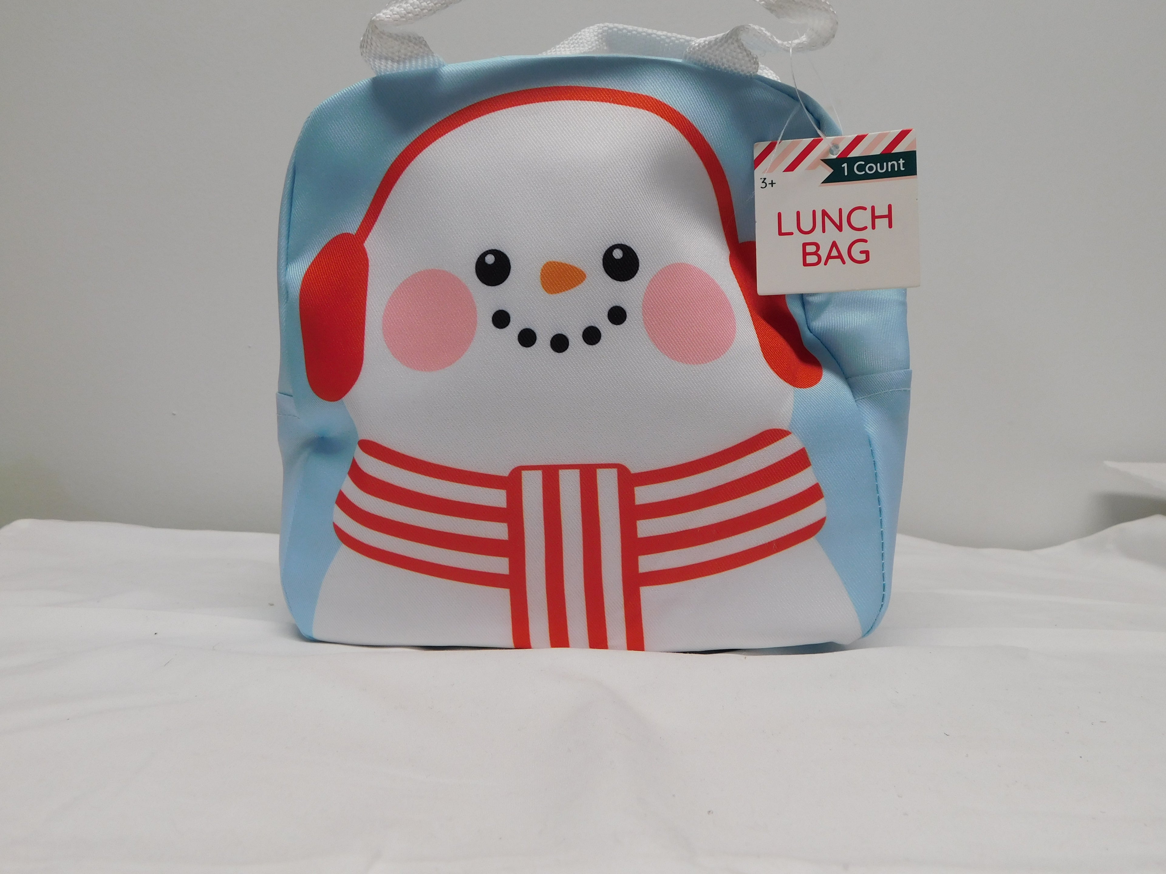 Snowman lunch bag