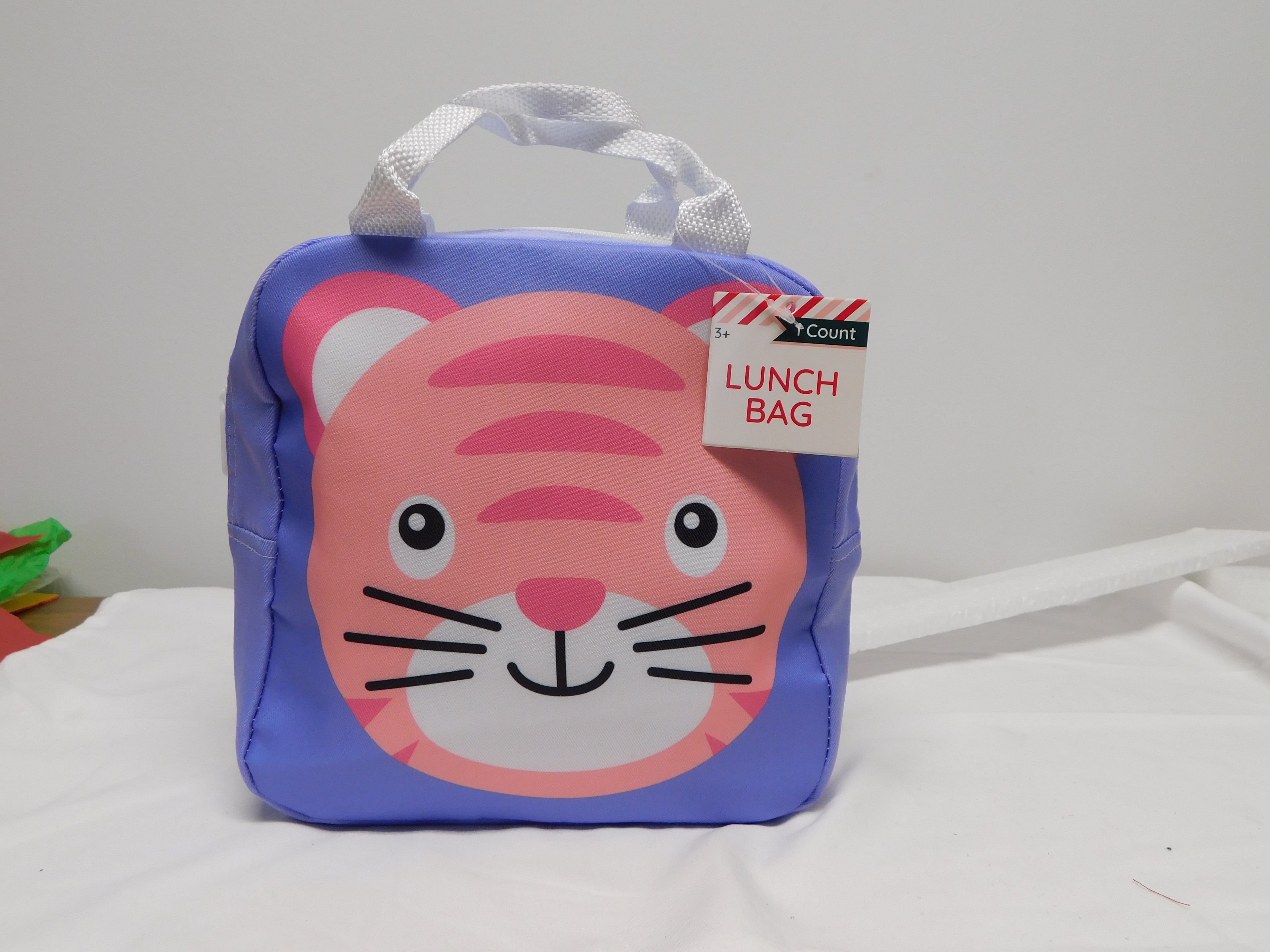 Pink Cat Lunch Bag