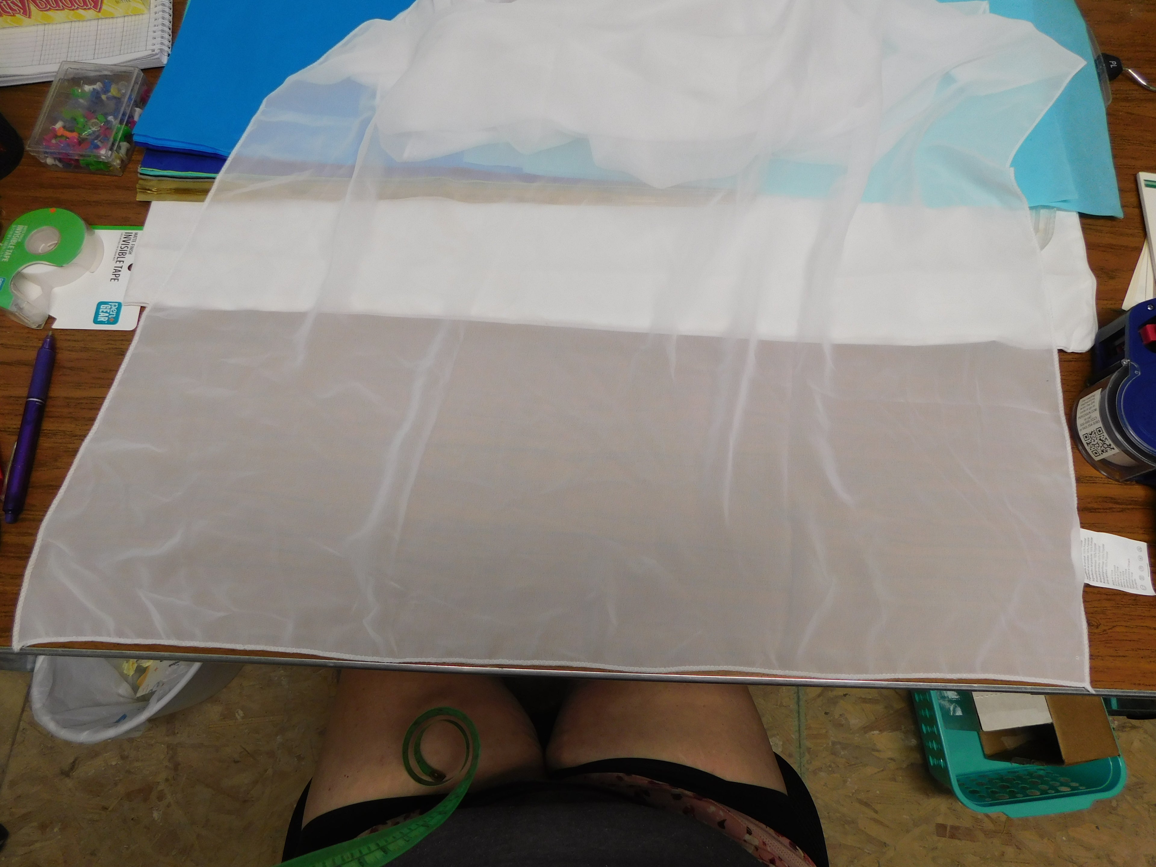 White Gauze Like Materials