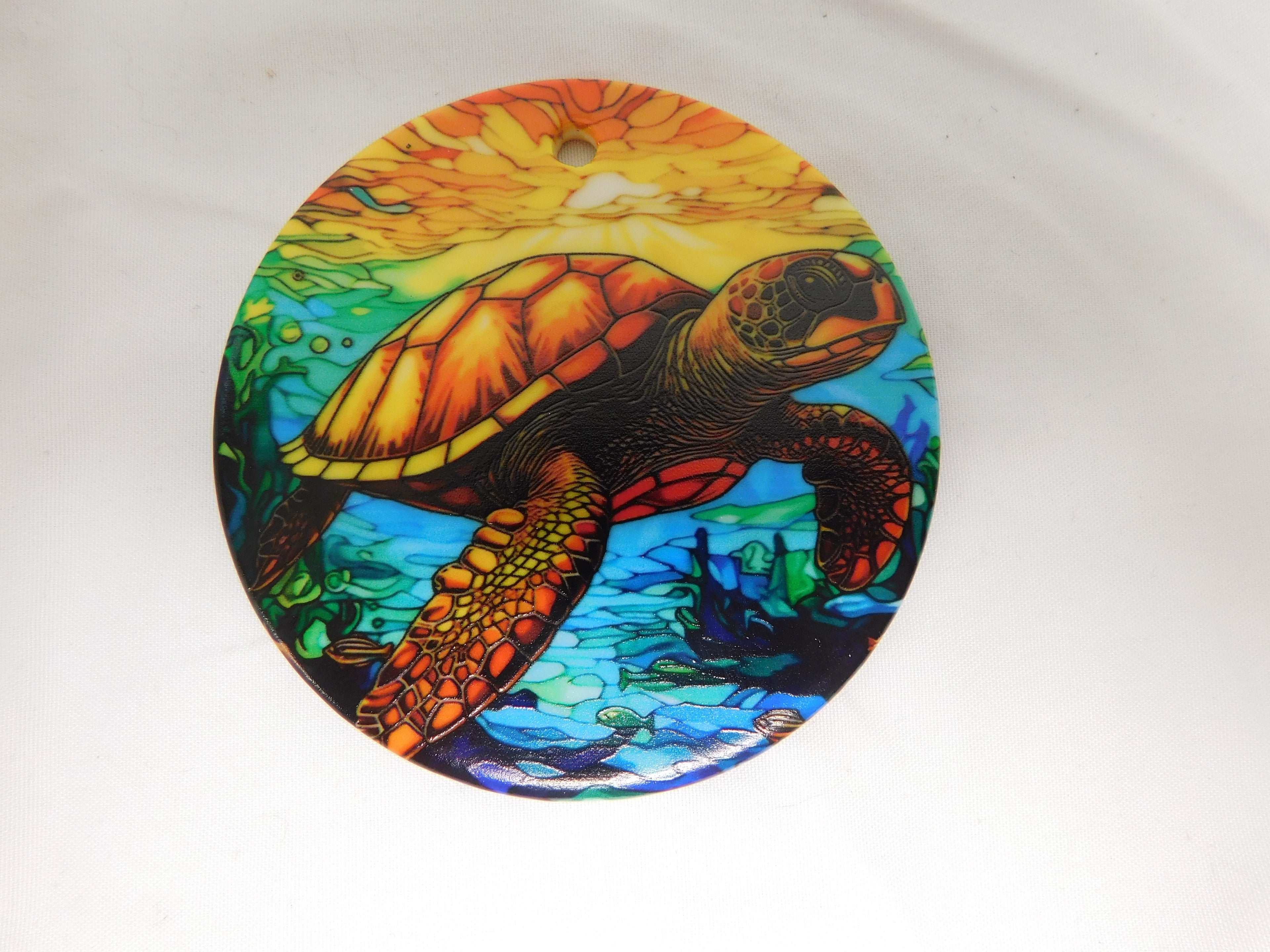 Ceramic Ornament with a turtle