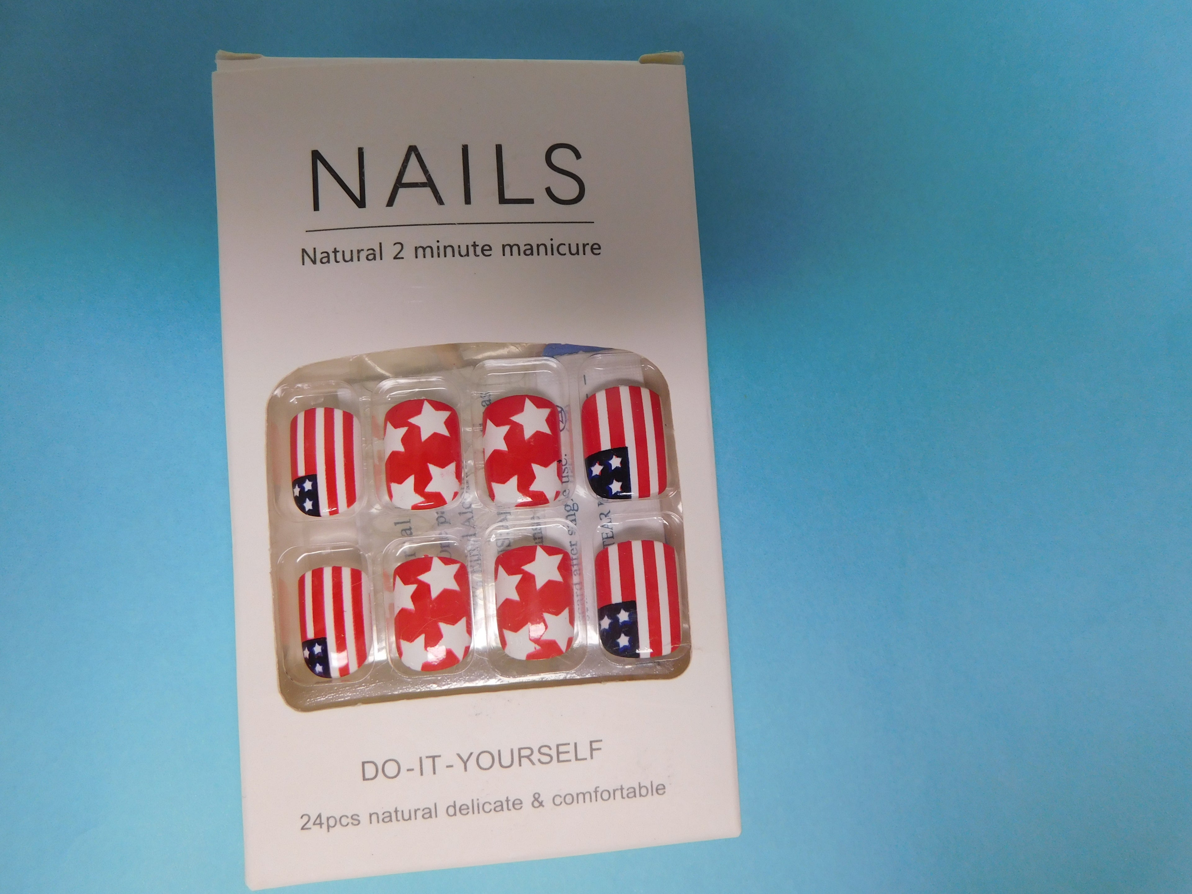 Press on Nails Stars and Stripes