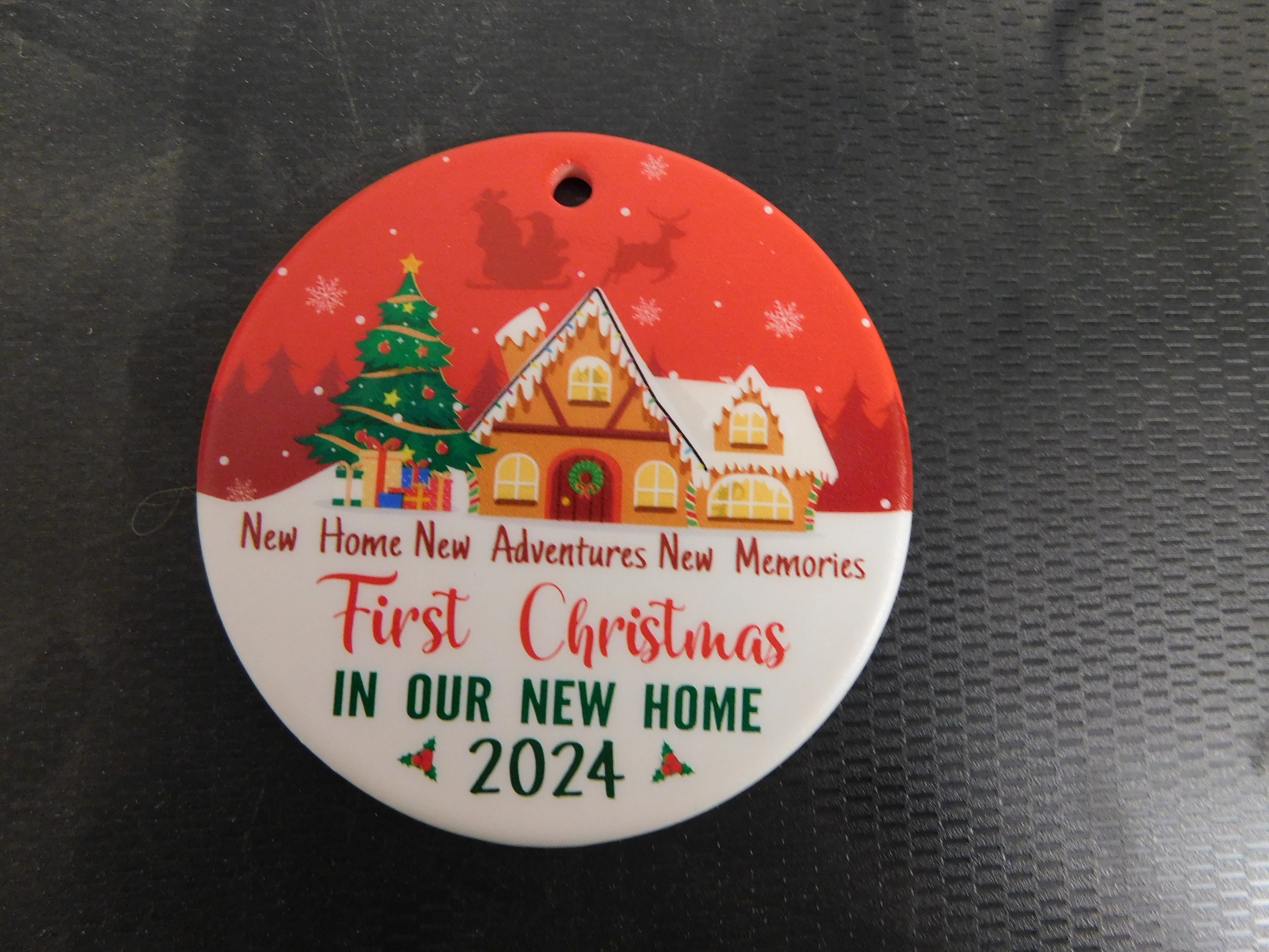 New Home Ornament 2024 Ceramic