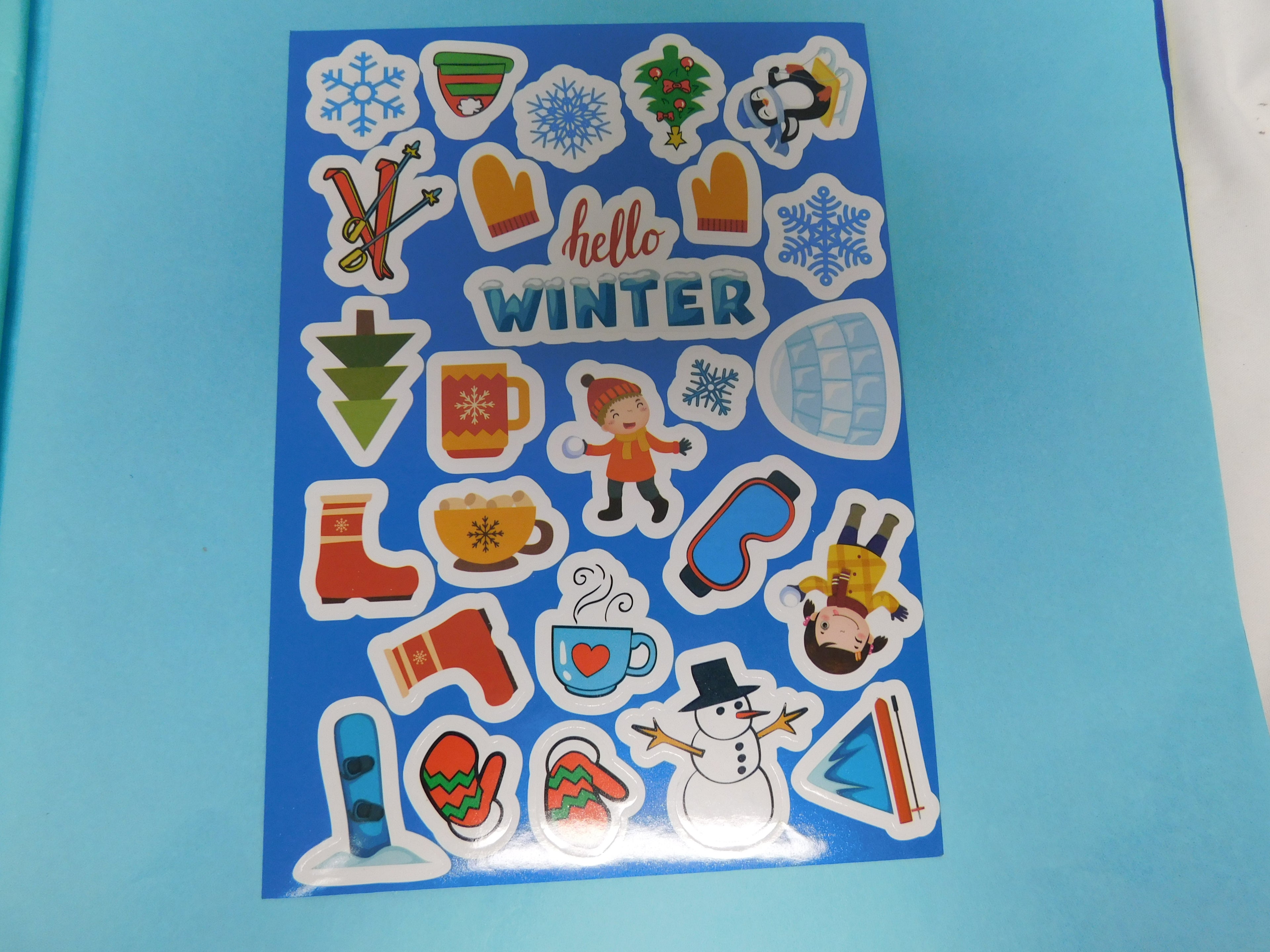Holiday Sticker Sheets 32 Sheets