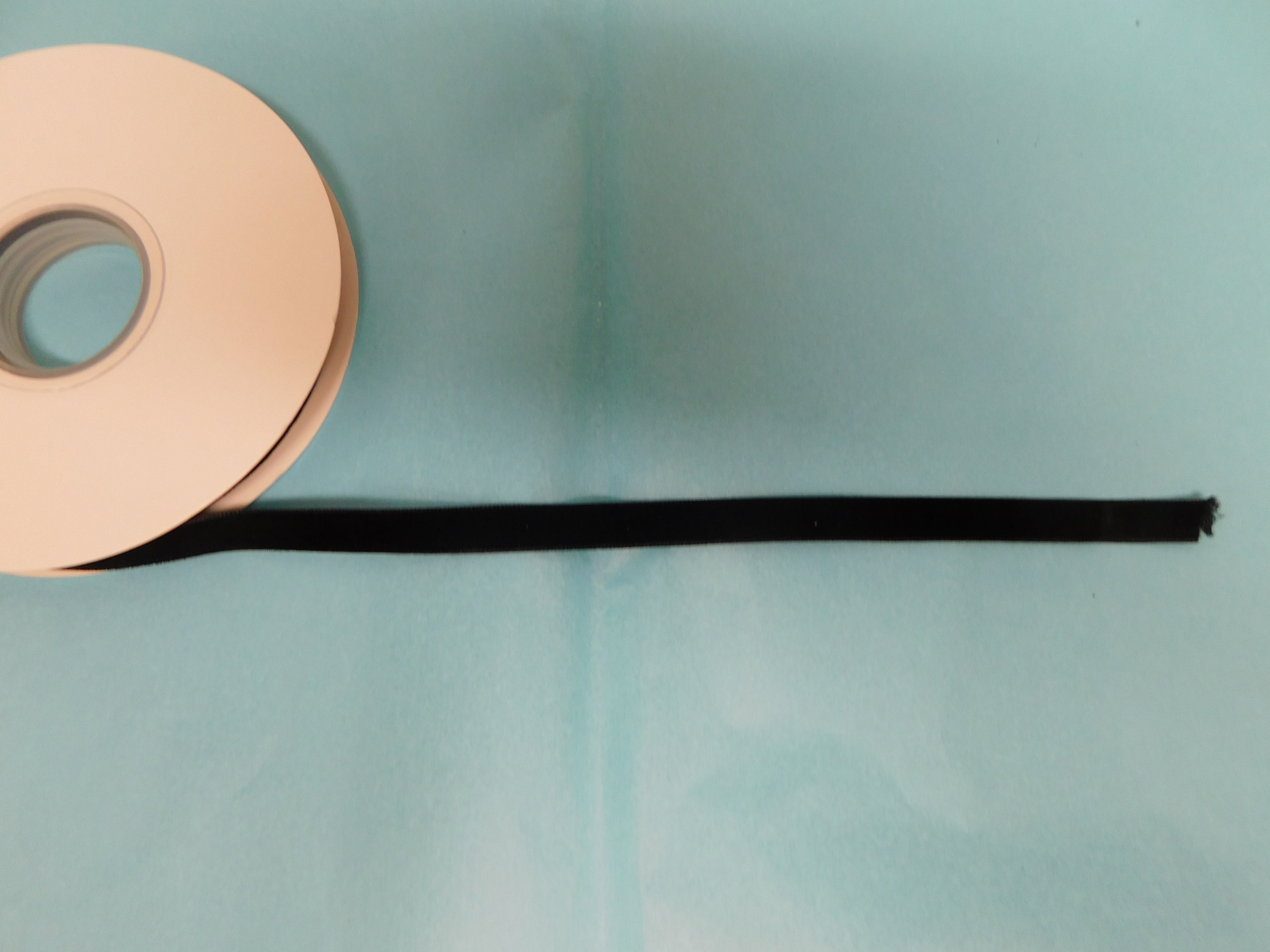 3/8" Black Velvet Ribbon