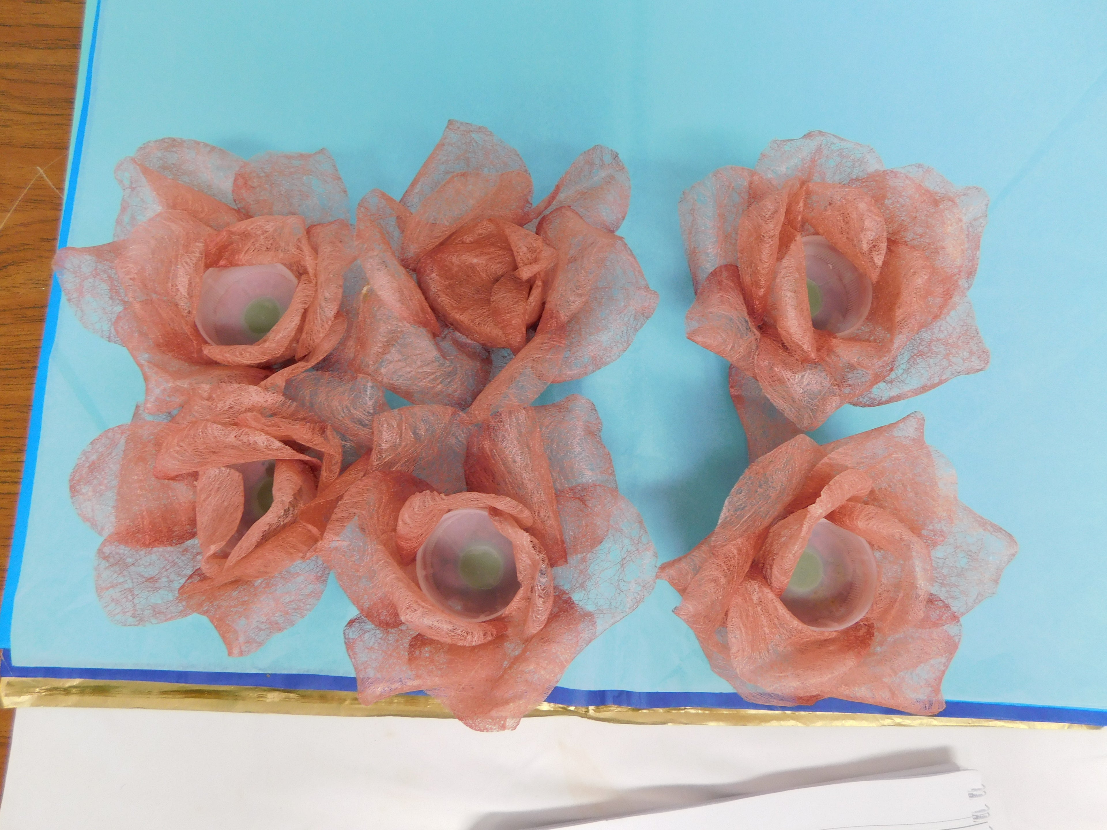 Flower Candle Holders 6pcs