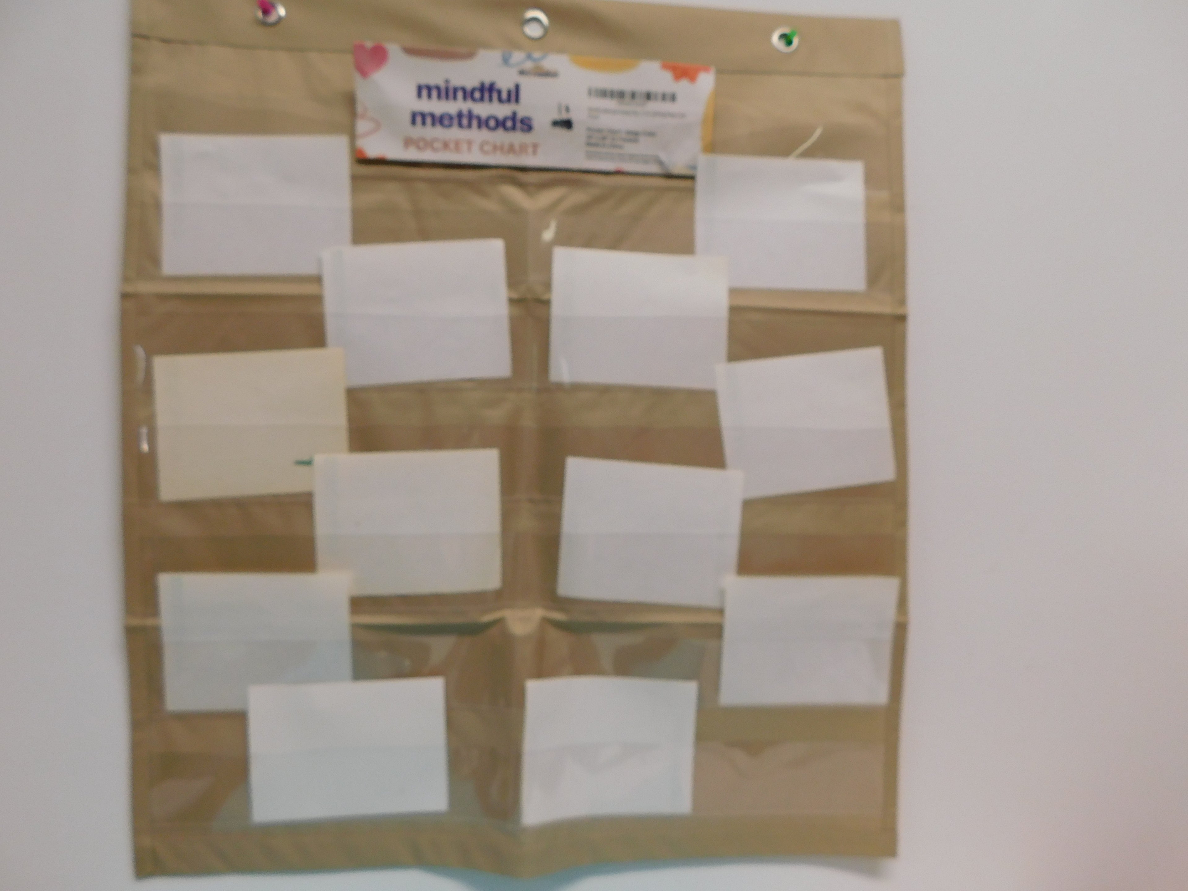 Mindful Methods Pocket Chart 13 Pockets